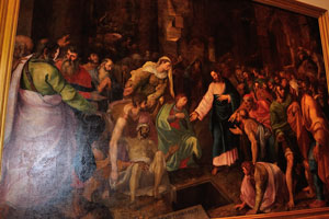 Pinacoteca art gallery, Room XI: The Resurrection of Lazarus by Girolamo Muziano