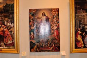 Pinacoteca art gallery, Room XI: The Mystical Press and Christ in Glory by Marco dal Pino