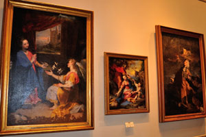 Pinacoteca, Room XI: Annunciation, Rest during the Flight into Egypt and The Blessed Michelina by Barocci