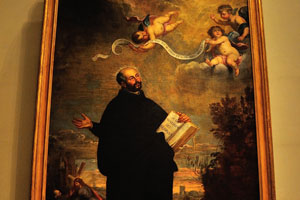 Pinacoteca art gallery, Room XIII: St. Ignatius of Loyola by the Flemish painters Gerard Seghers and Jan Wildsen