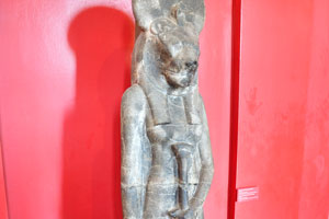 Gregorian Egyptian Museum, Room V: The standing statue of the lioness goddess Sekhmet