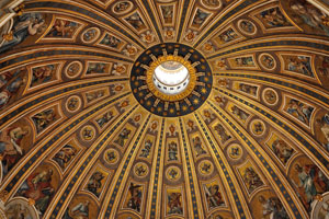 Take a few moments to absorb the astonishing beauty of the dome from within