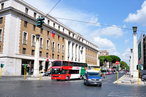 The street of Via della Conciliazione