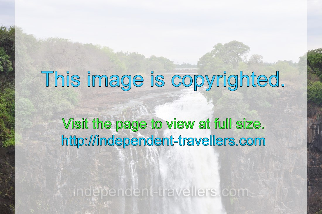 Victoria Falls is located on the Zambezi River, the fourth largest river in Africa