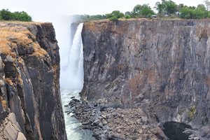 The Zambezi river is the longest east-flowing river in Africa
